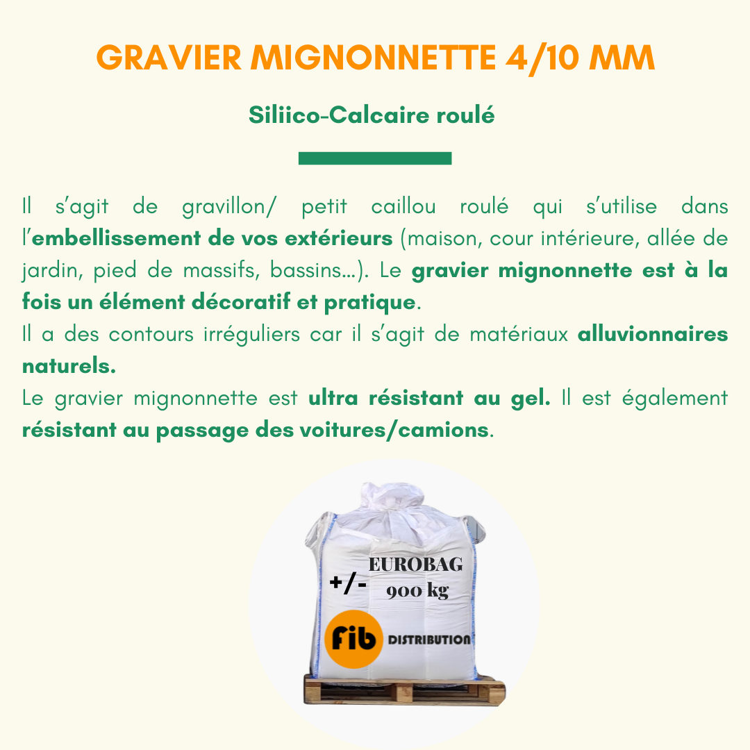 Gravier mignonette en sac hot sale